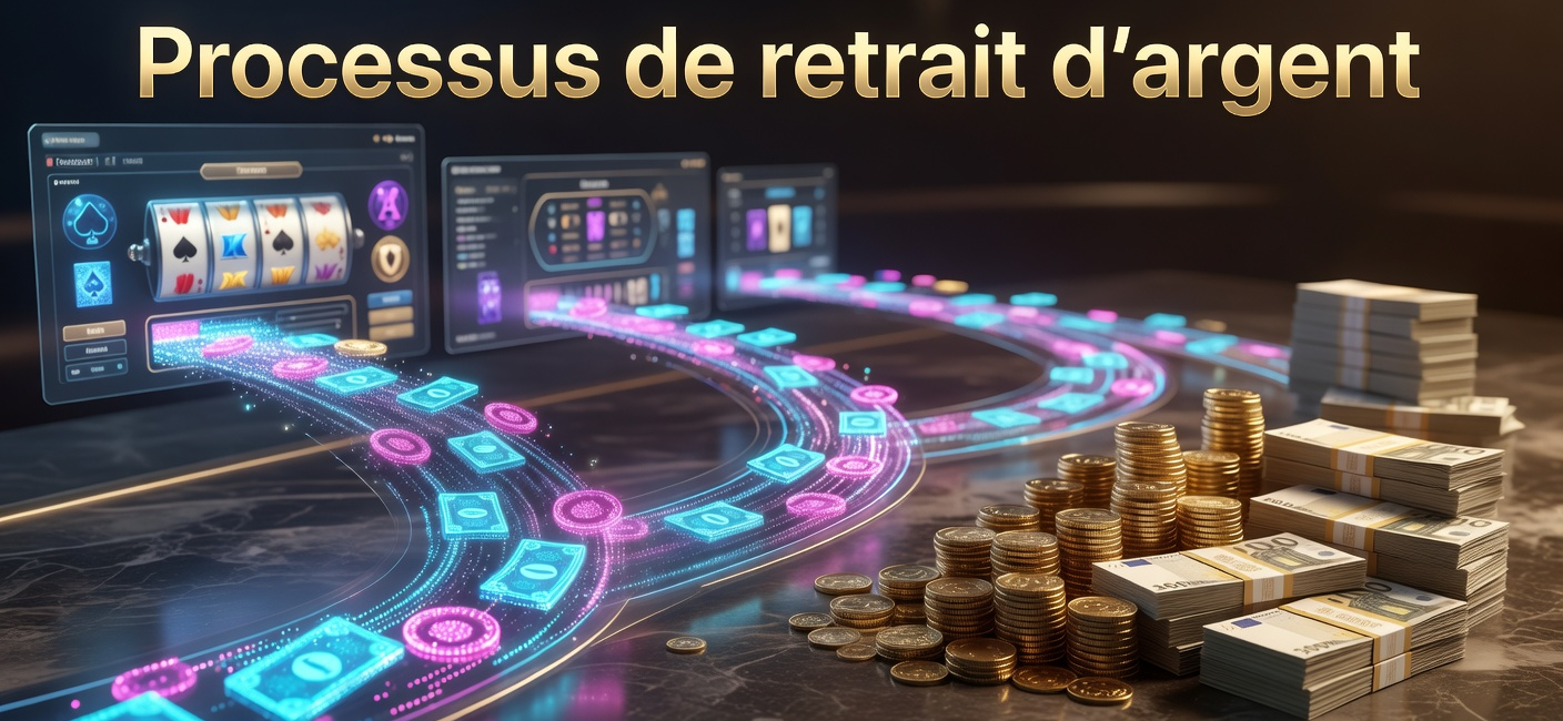 Processus de retrait d'argent